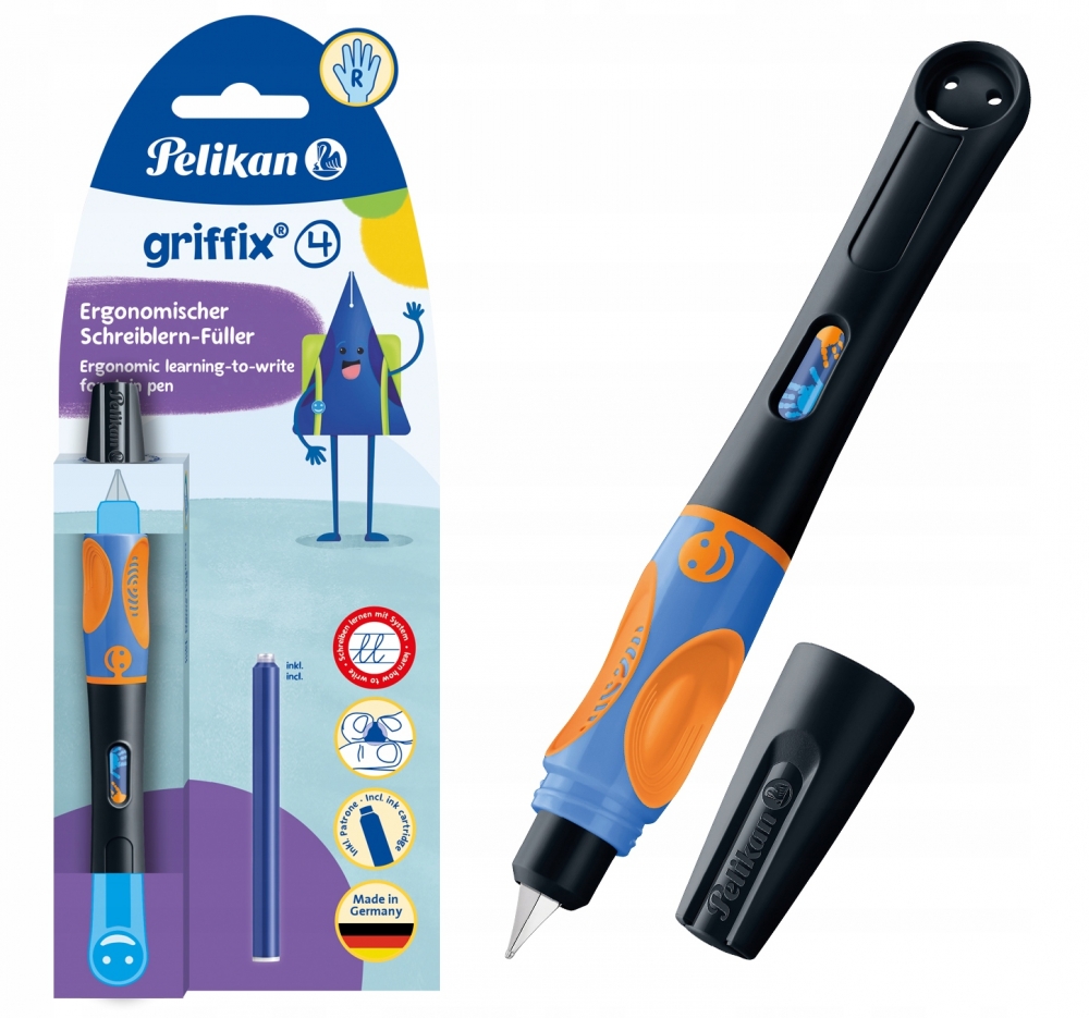 Pióro wieczne Griffix Neon Black BL  820349 Pelikan Herlitz / 300009663 Hamelin